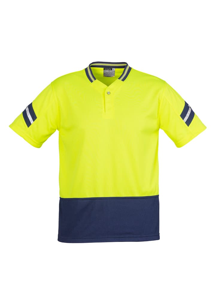 Mens Hi Vis Astro Short Sleeve Polo