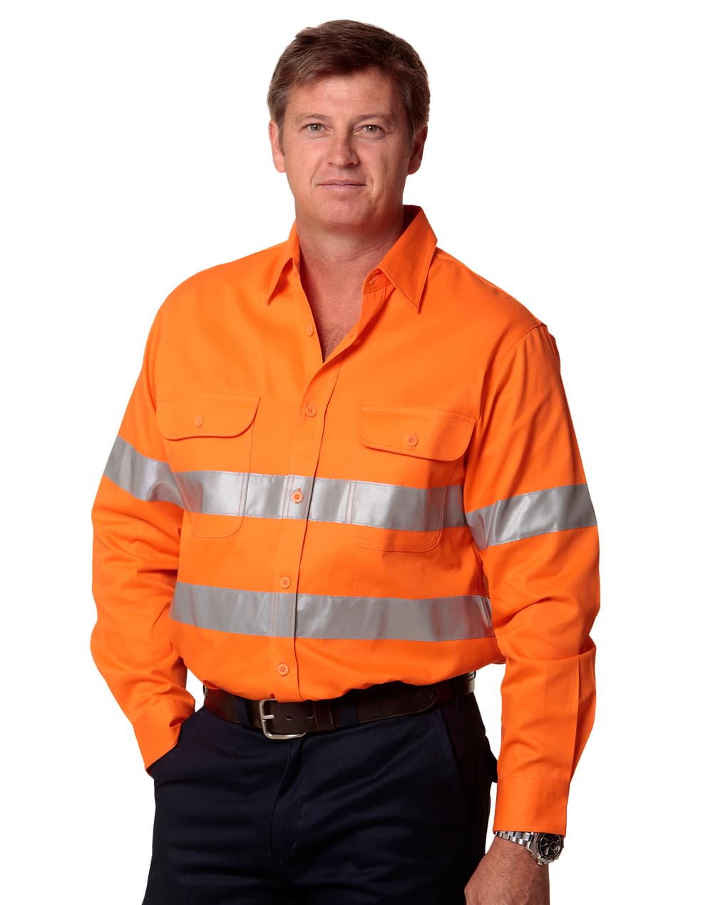 COTTON DRILL SAFETY SHIRT