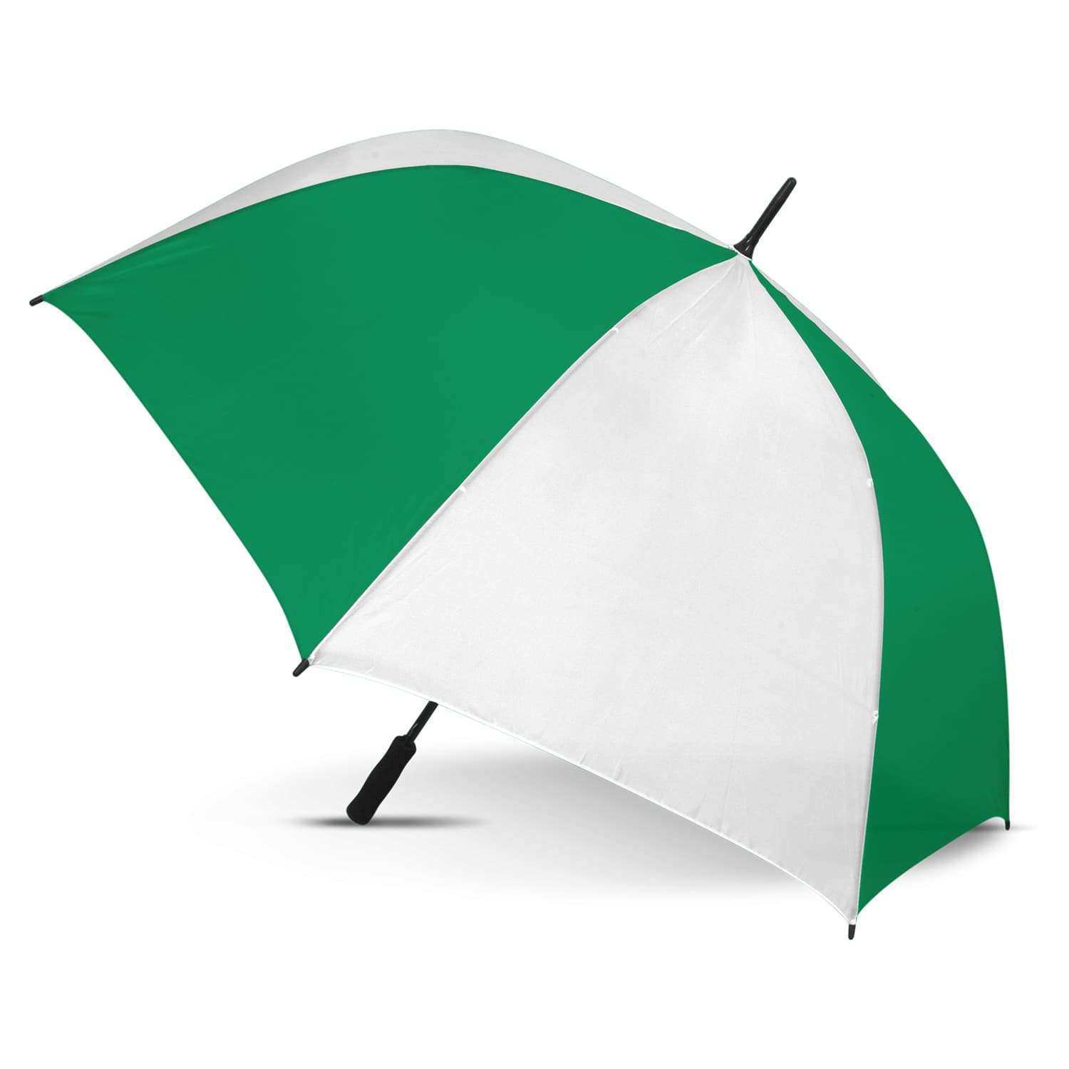 White/Dark Green